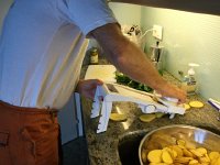 2017-04-16 11-23-51 3ea4dea5  using the mandolin for potatos